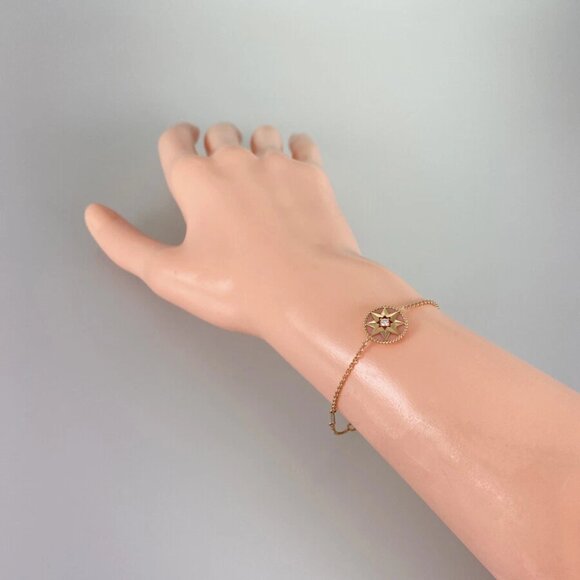 Dior Rose devan Pink gold Opal Diamond Bracelet - Picture 5 of 13